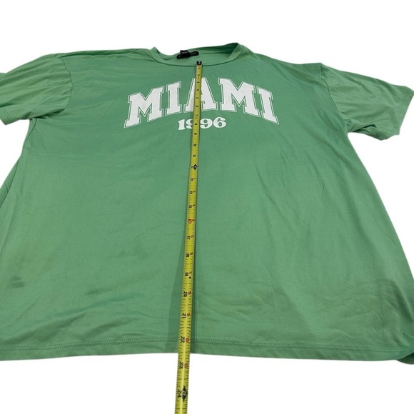 Streetwear Society Women’s Miami 1996 Green T-Shirt Large - Picture 5 of 6